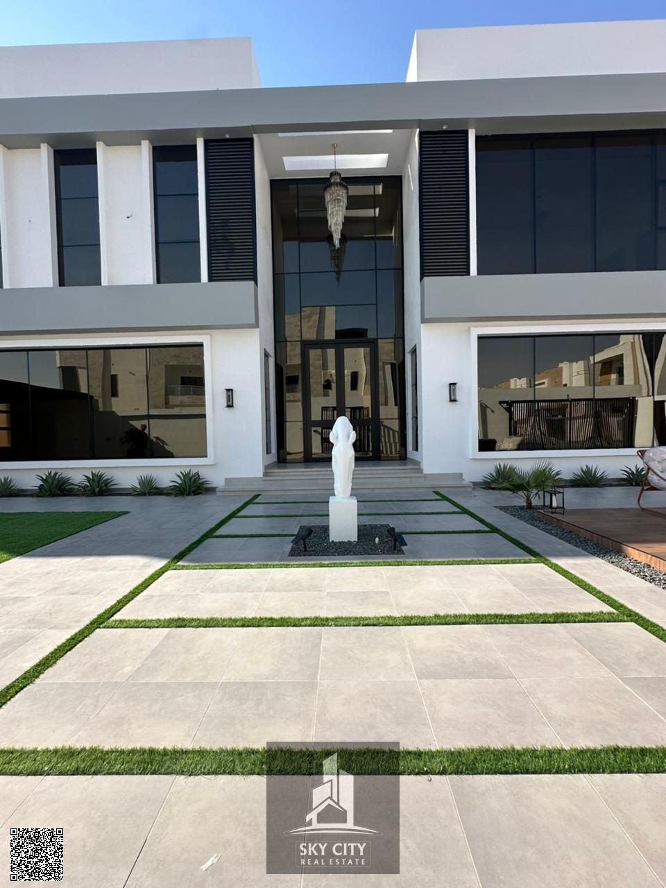 Super luxury villa 6300 sqft 4 master bedroom with huge wardrobes ,Modern full equipped Main kitchen with store Big pantry.