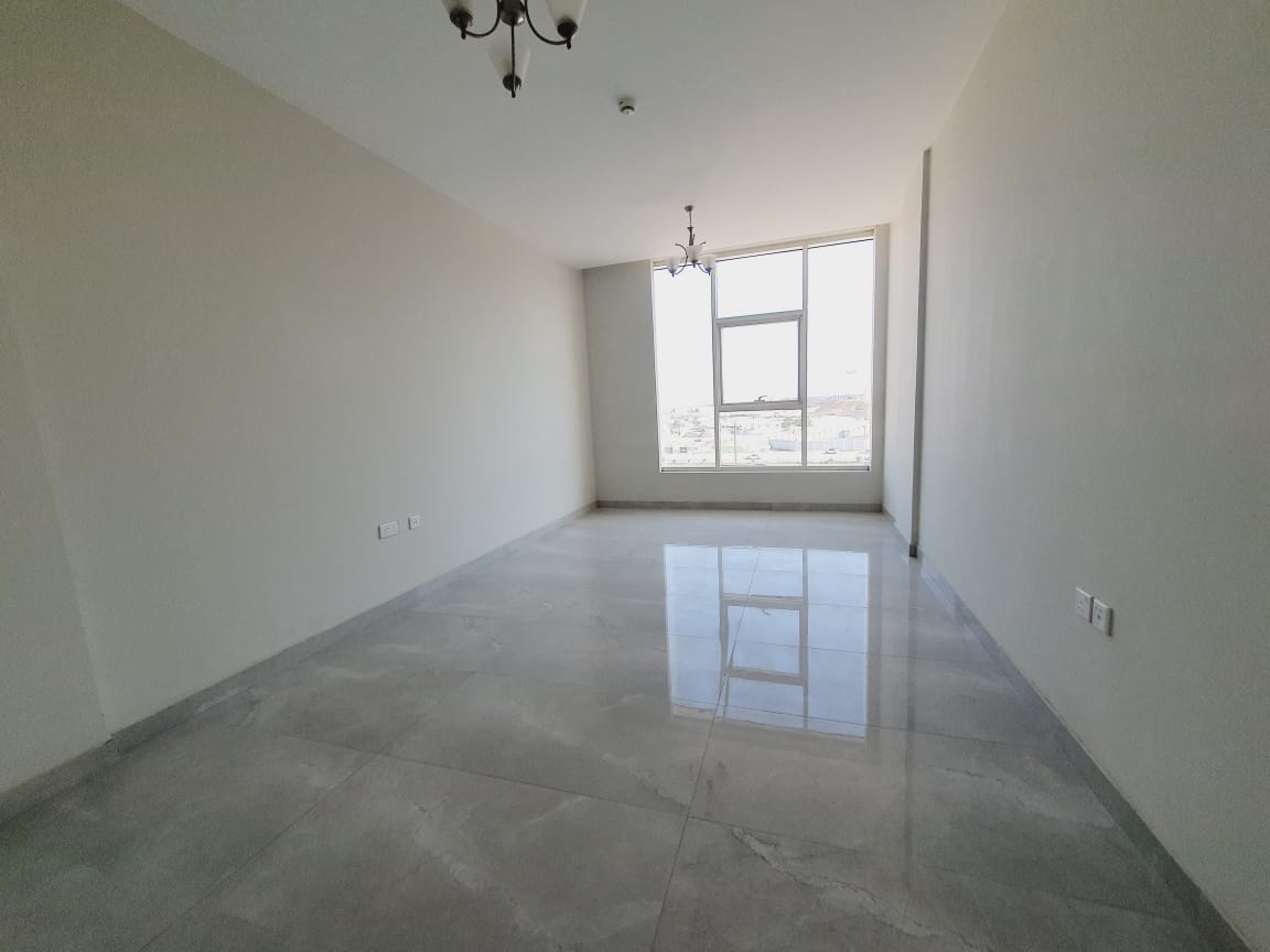 Brand-new one BHK first shifting to washroom with balcony Al Jada Sharjah