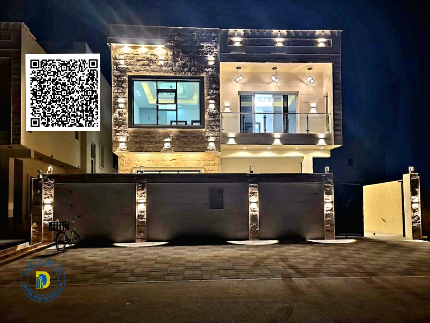 For sale: A stunning 6-bedroom villa in the Al Yasmin area, featuring a living room, majlis, and roof terrace. Attractive price.