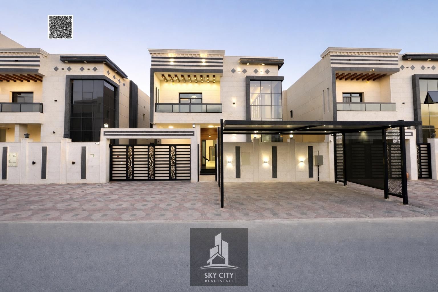 Villa for sale, finished, near the Chinese market, ready to move in, with electricity, water and air conditioning.