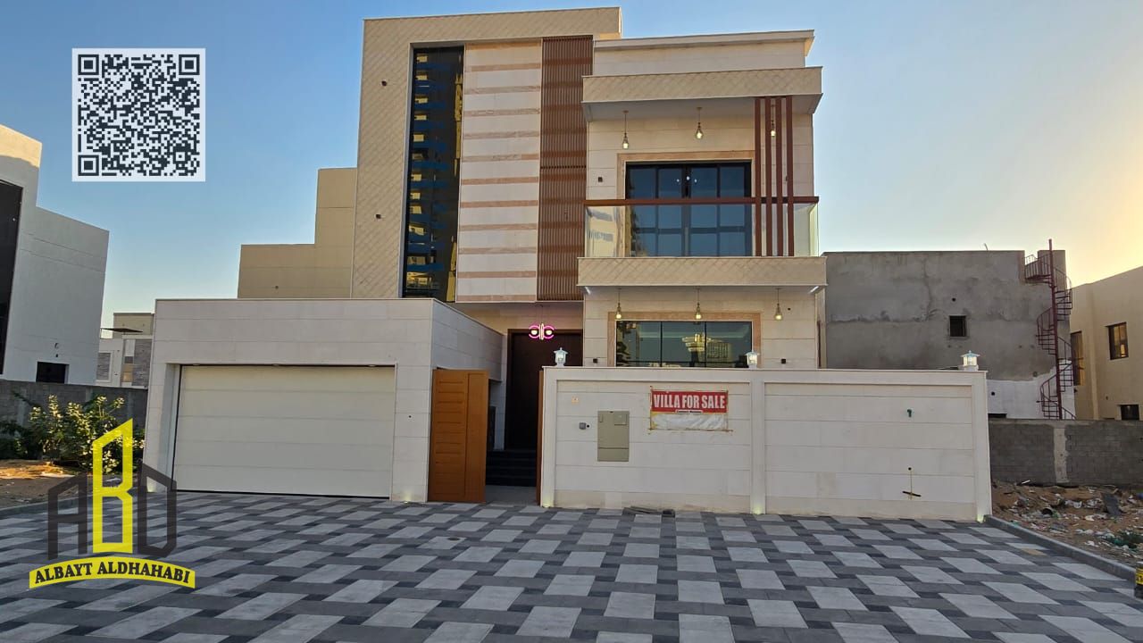 Villa for sale, including water, electricity, and air conditioning. Large setback, top-quality finishes, close to all essential services and facilitie