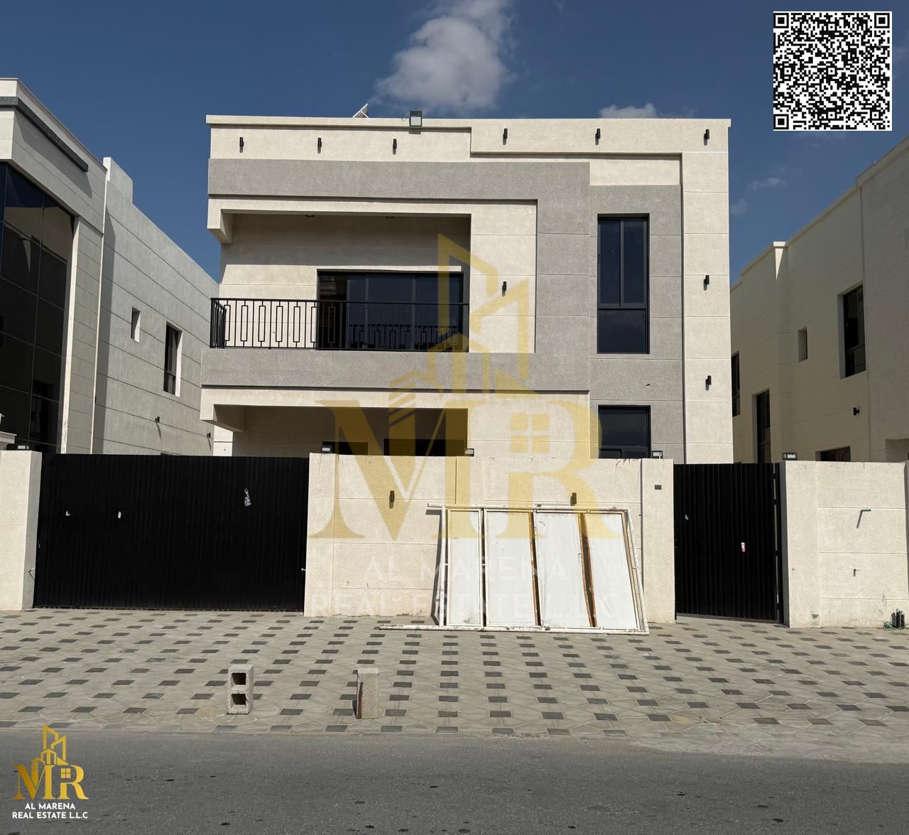 In Al Bahya near all services, villa with 5 master bedrooms, price includes AC, prime location and a great opportunity!