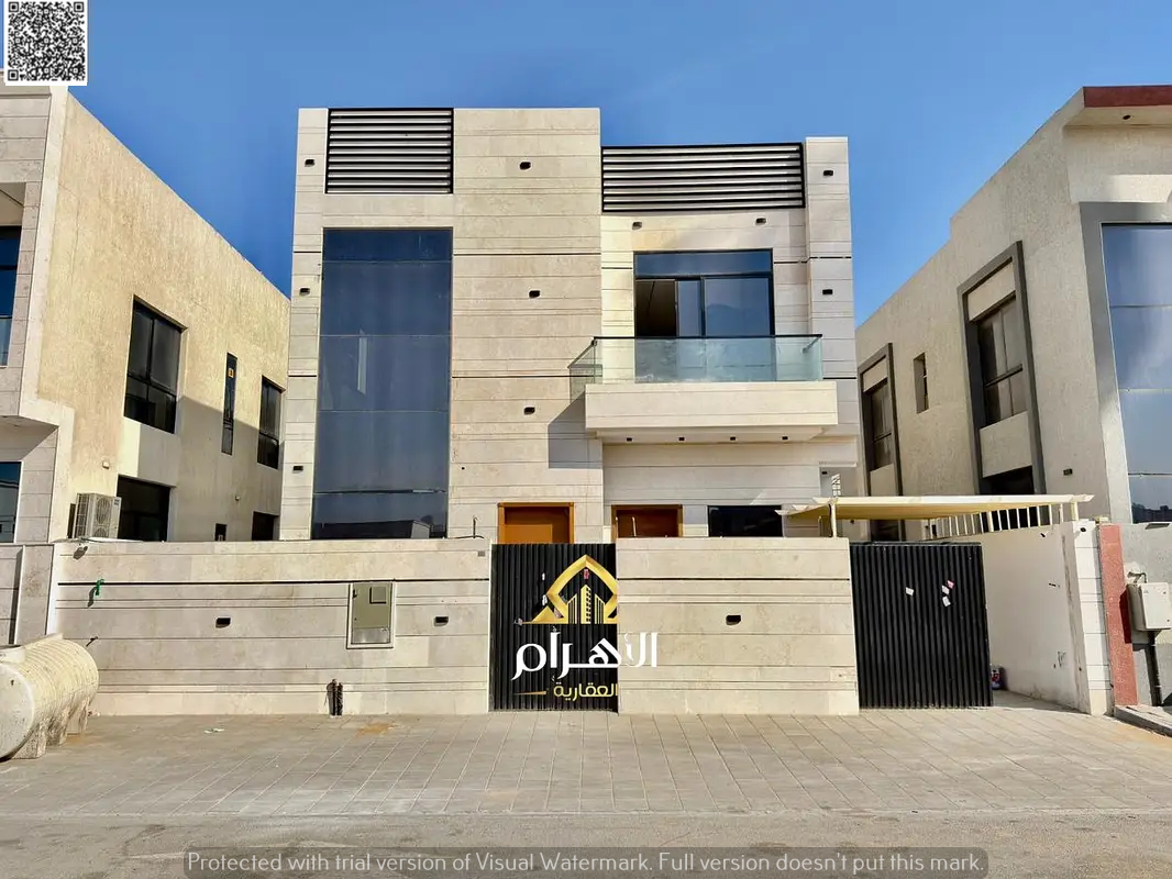 Luxury villa in **Al Zahia – Ajman** ready for immediate occupancy with high-end finishes and spacious living areas. **Freehold ownership for all nati