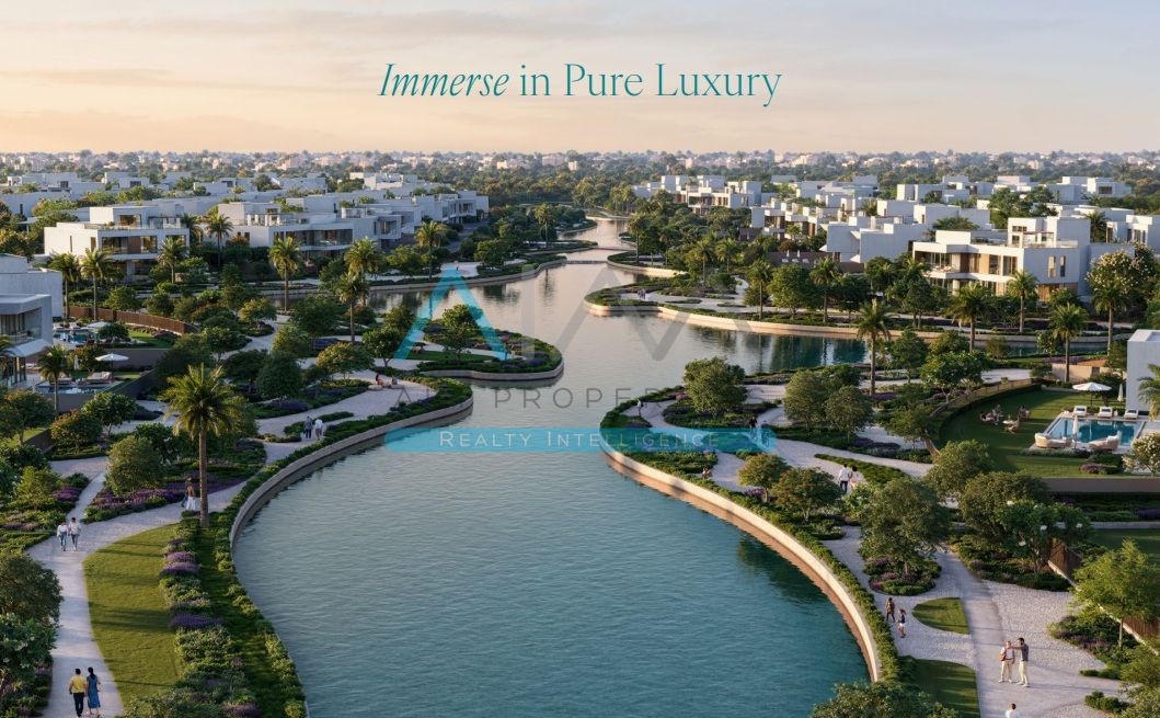 EMMAR THE OASIS MAREVA 5BR SPACIOUS VILLA LAGOON FRONT LIVINGFOR SALE