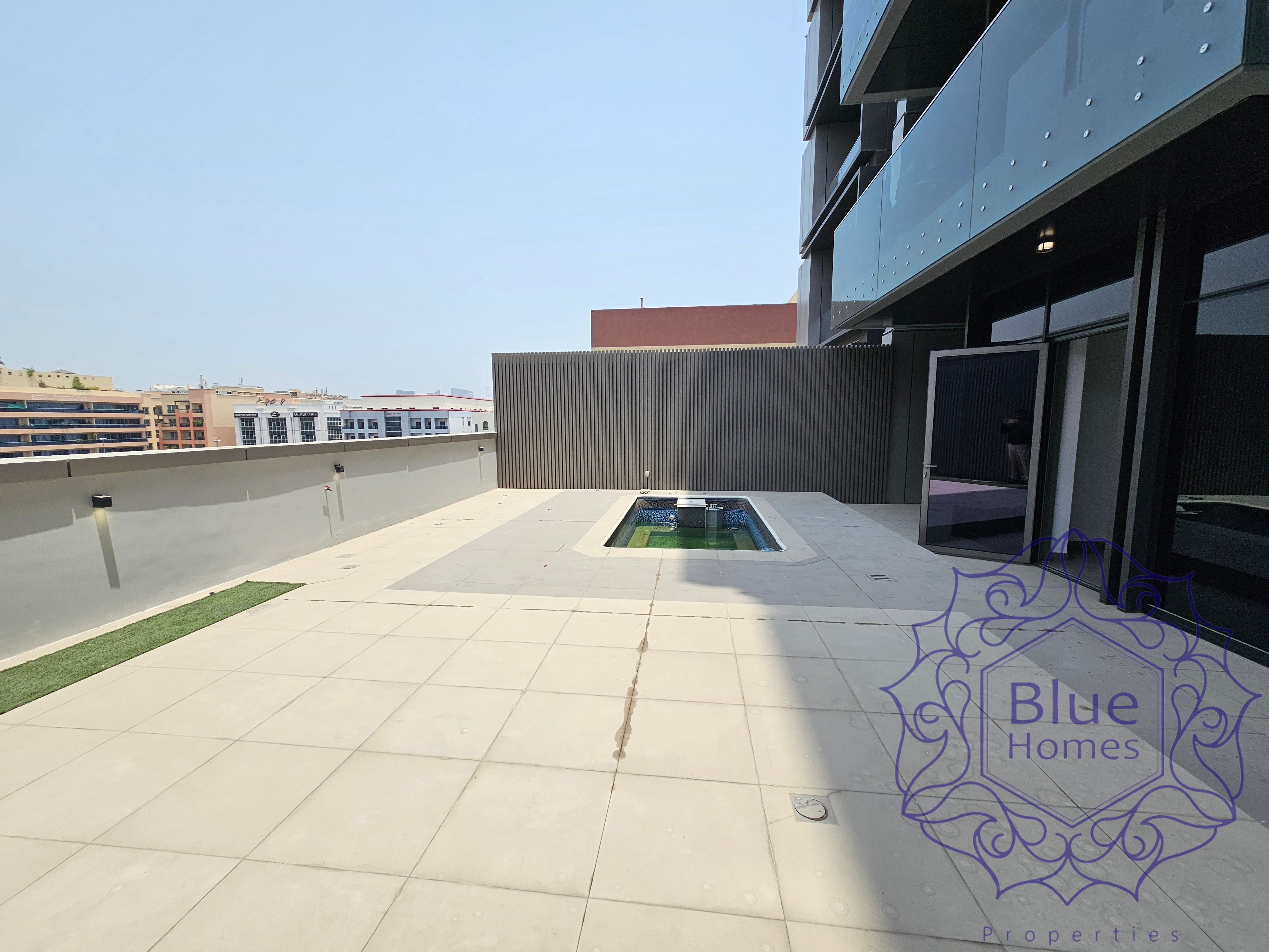 European style ! 2BR +Maid with private pool prime location oud metha