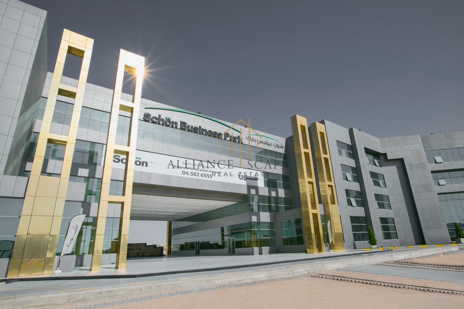 Spacious Office for Rent | Schon Business Park – DIP 1 Annual Rent: AED 128,000 Only