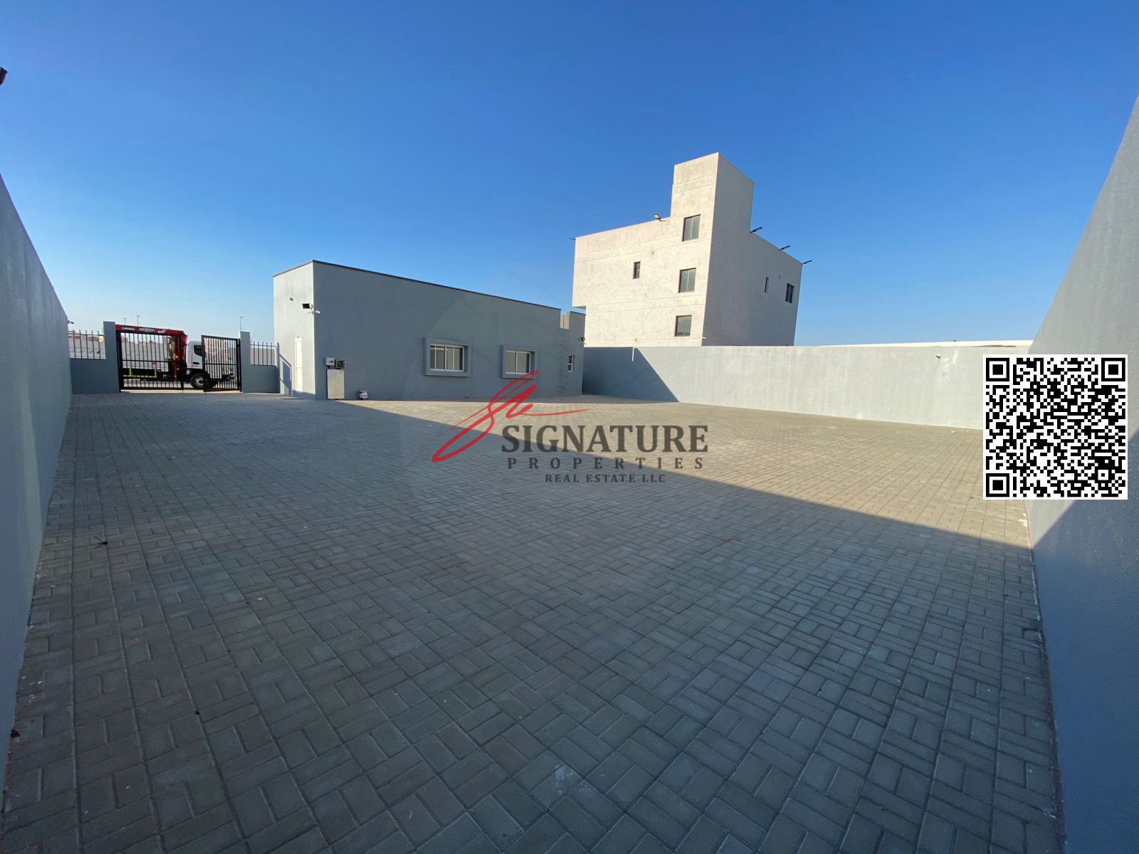 Yard For Rent 6724 Sqft Boundary Wall Offices Washroom For Rent In Jurf Ajman