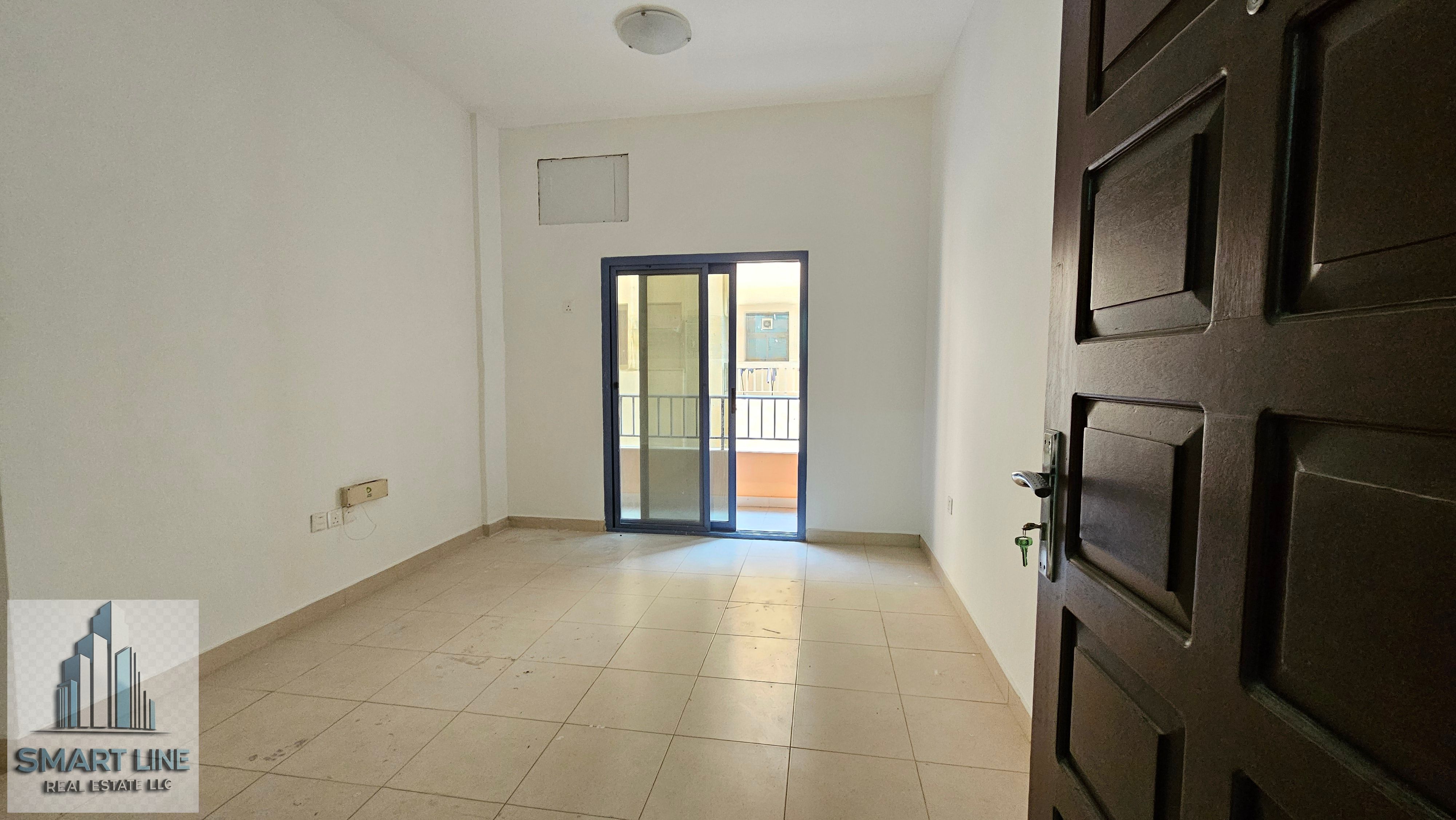 15 Days Free : Huge 1 BHK with Balcony and Spacious Living Hall Family Building