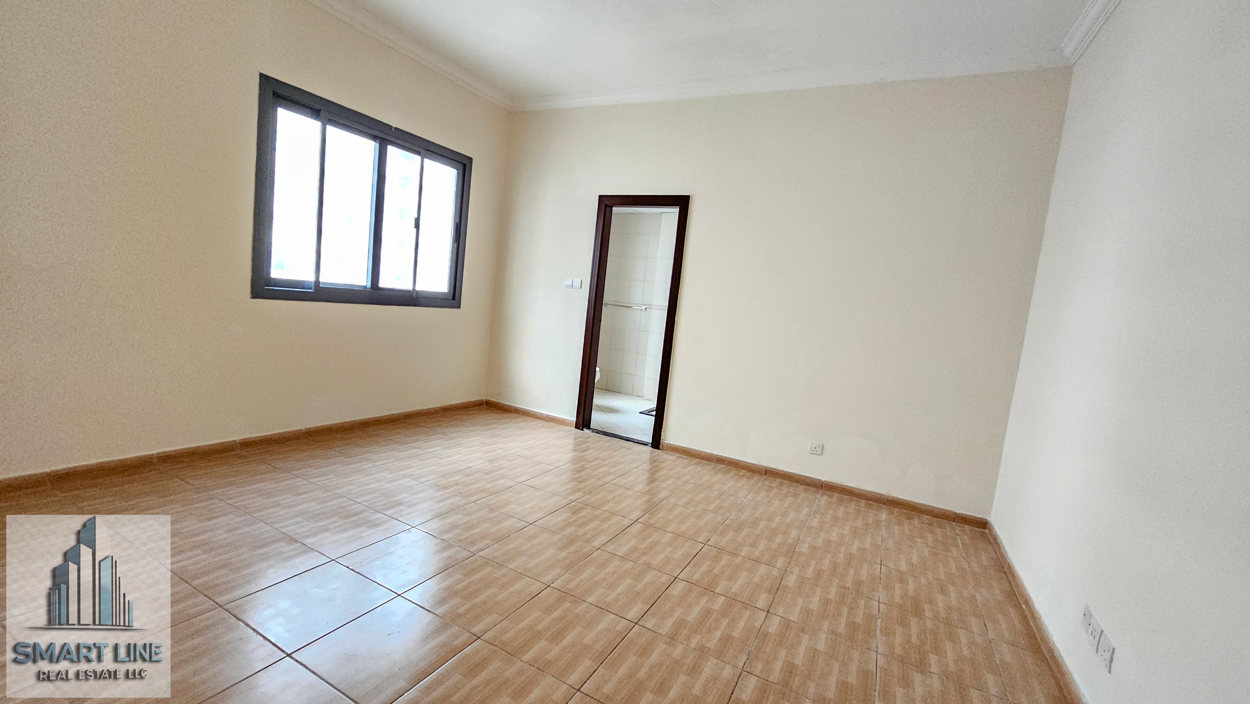 New Building Near King Faisal Street : Huge 1 BHK with 2 Baths and Master Bedroom and Big Closed Hall