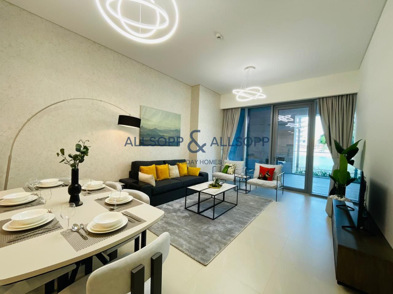 Brand New - 2 Bedroom w/maid's room at Canal Front