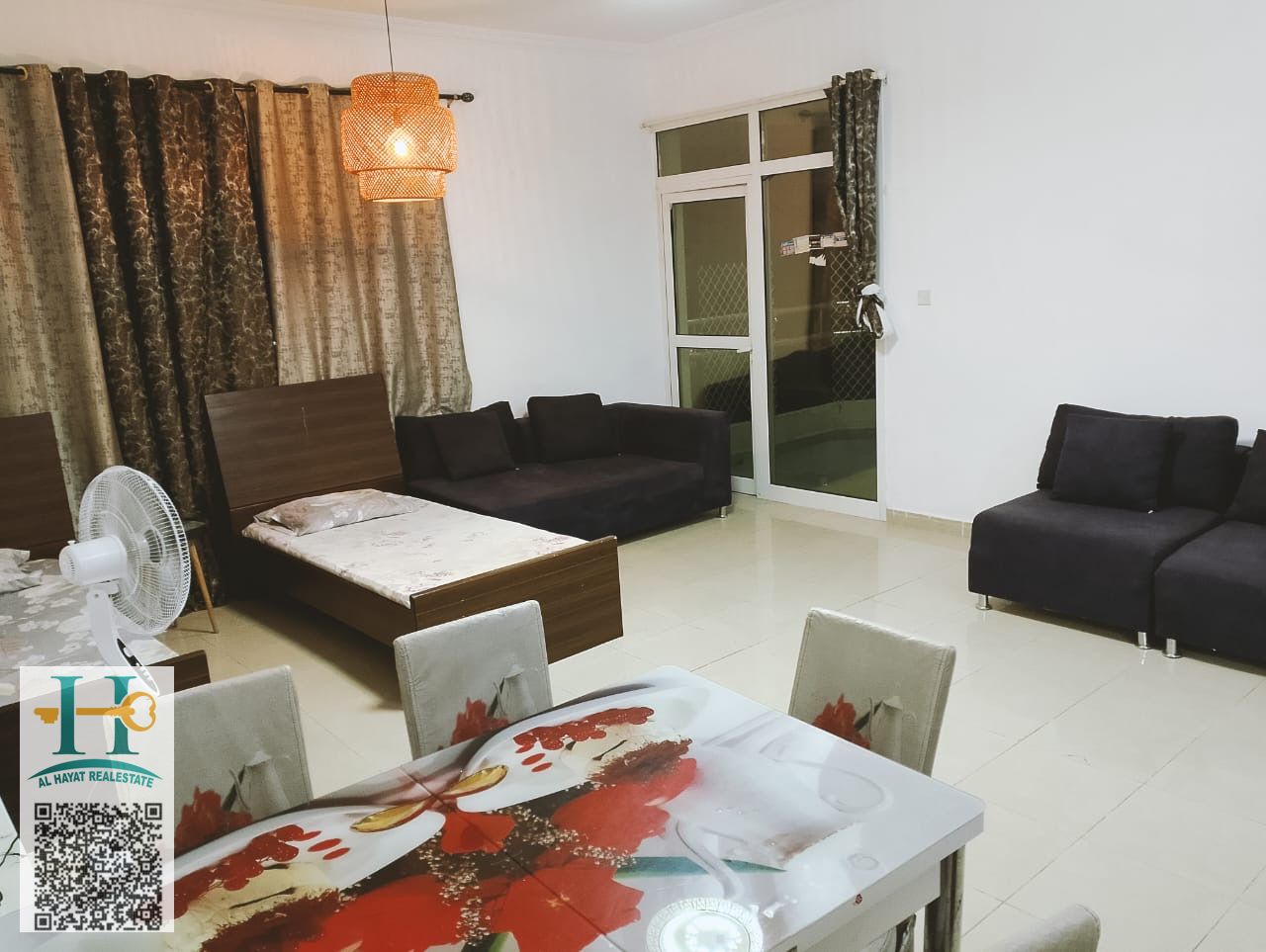 In horizon tower in Ajman the prime location and open view area 120m one bedroom
