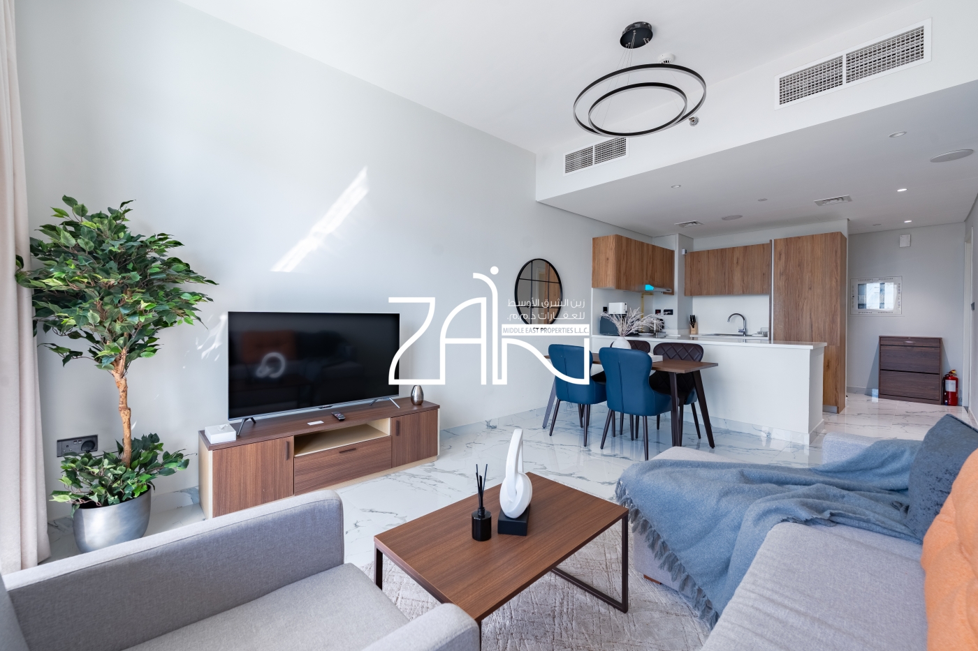 High floor|Furnished 3BR+Balcony |Canal View