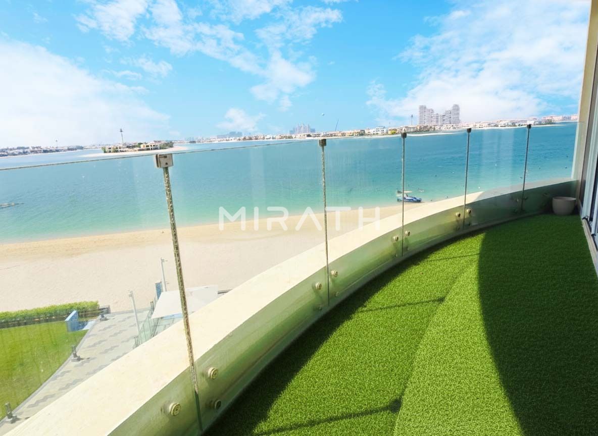 Canal View |Semi furnished| Beach Access| Balcony