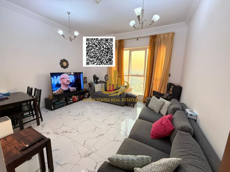 A unique opportunity to own property in Ajman One-bedroom apartment with an open view in Al Waha Towers For sale: A distinctive residential apartment