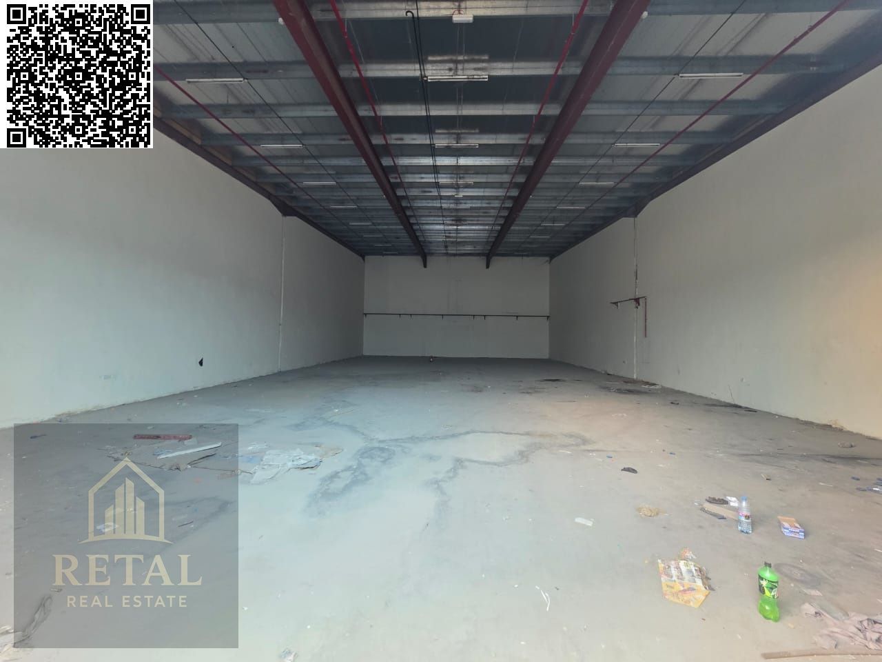 Large space, good rent, one flat suitable for all activities.