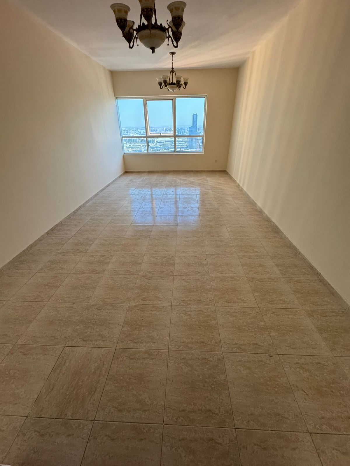 2-bedroom apartment with hall in Al Taawun, featuring landlord-covered AC, free gym and swimming pool, free parking, flexible payments in 4 or 6 chequ