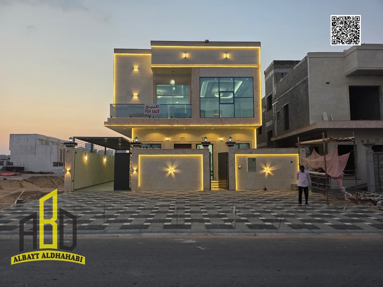 Luxury Villa for Sale in Al Helio 2, Ajman | 5 Bedrooms + Full Roof | All Fees Included