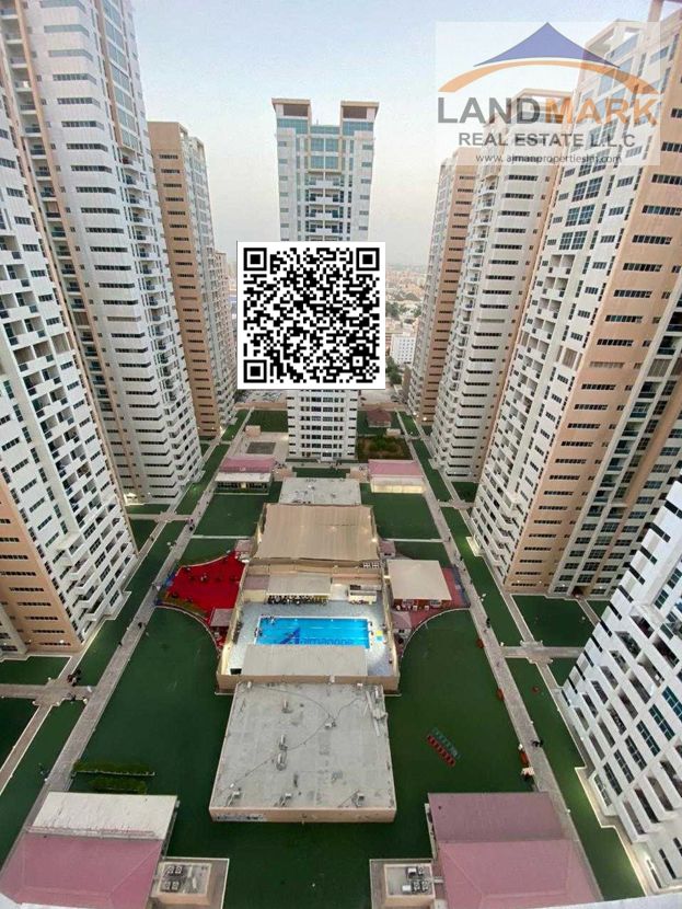 BIG SIZE STUDIO FOR SALE IN AJMAN ONE TOWER WITH CAR PARKING