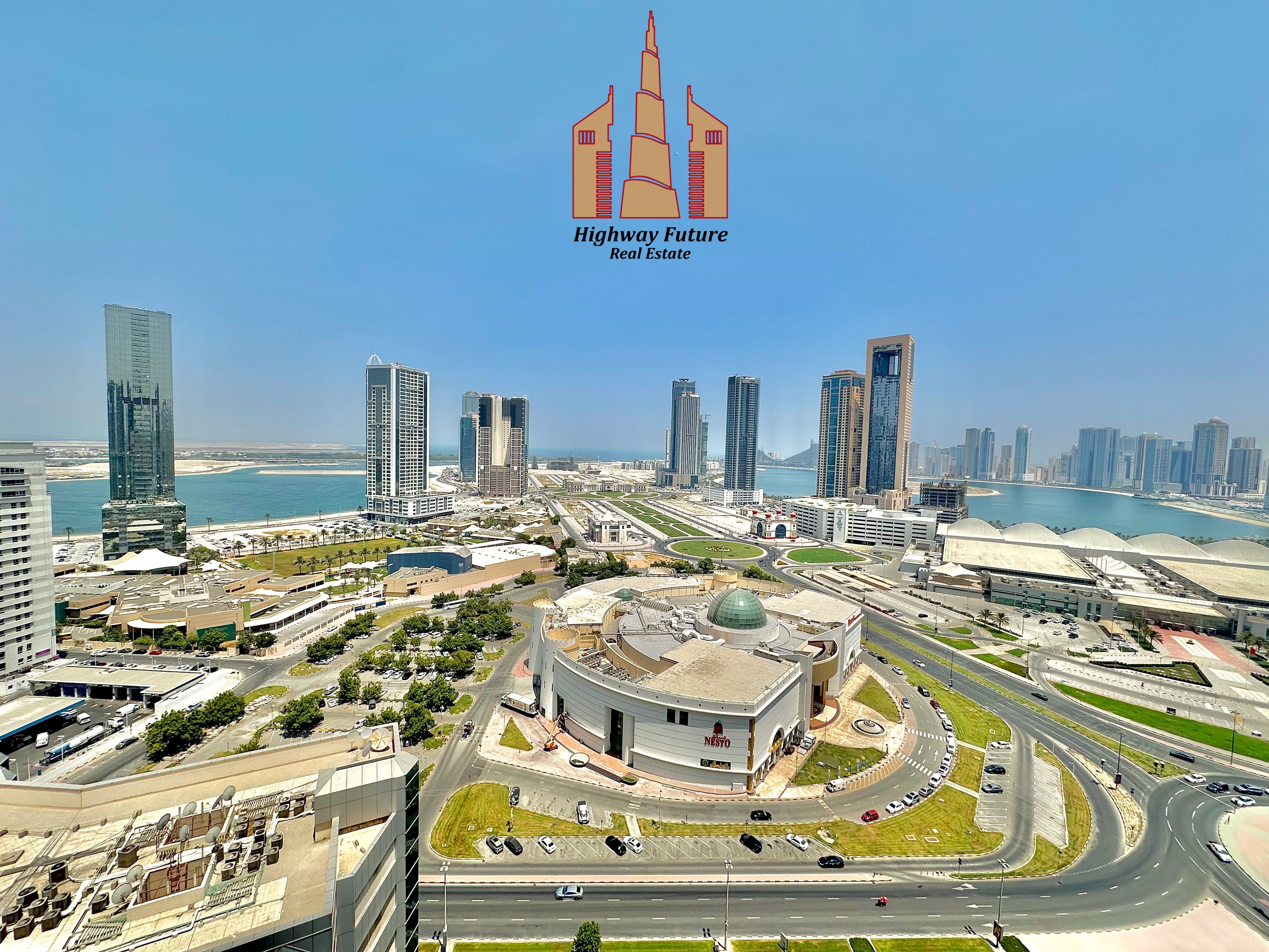 Spacious 3bhk with three toilets Gym and pool free easy access to Dubai just 68K