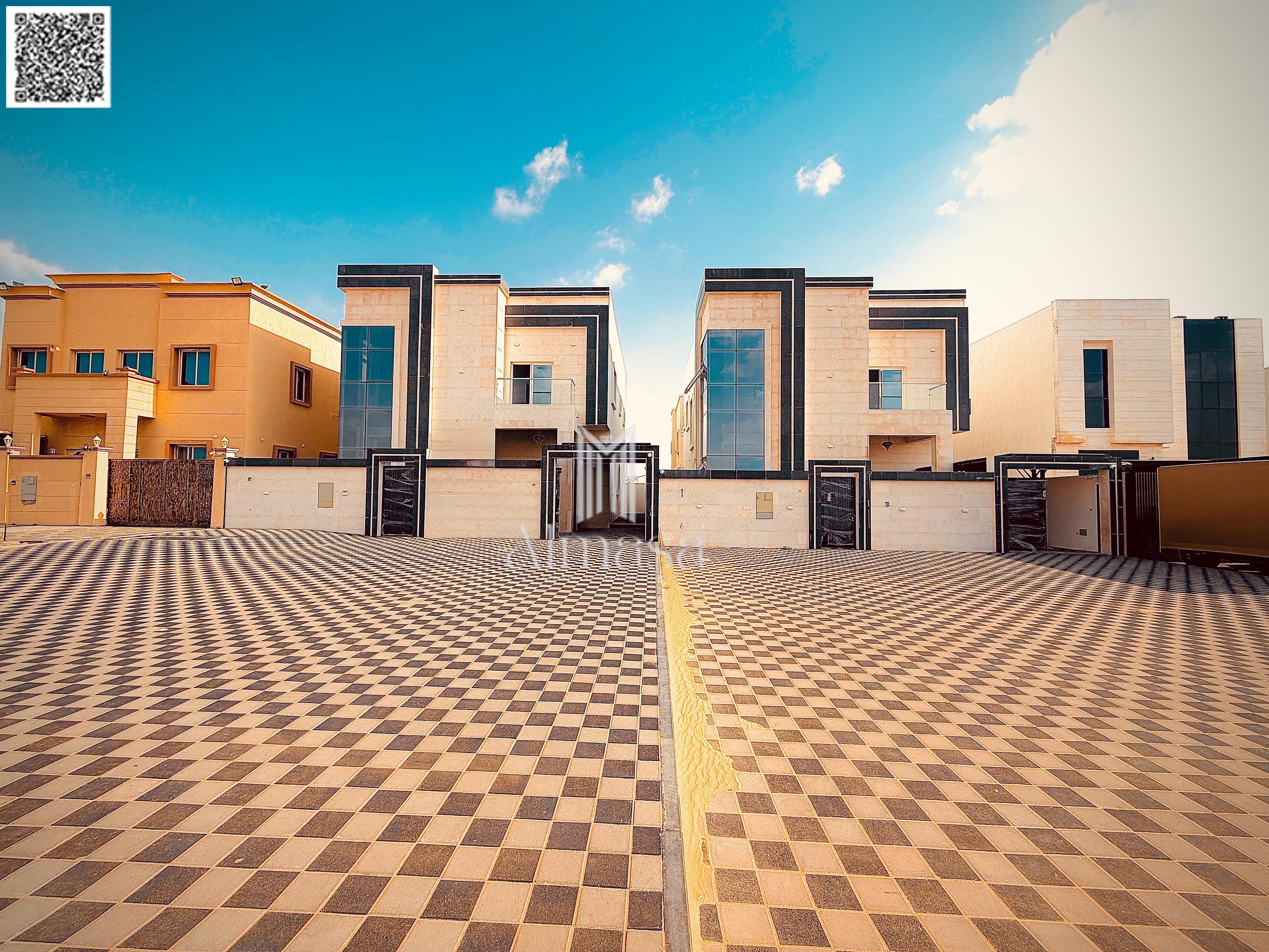 Villa for sale in Al Zahia Ajman offering a rare strategic location directly on Sheikh Mohammed Bin Zayed Road opposite