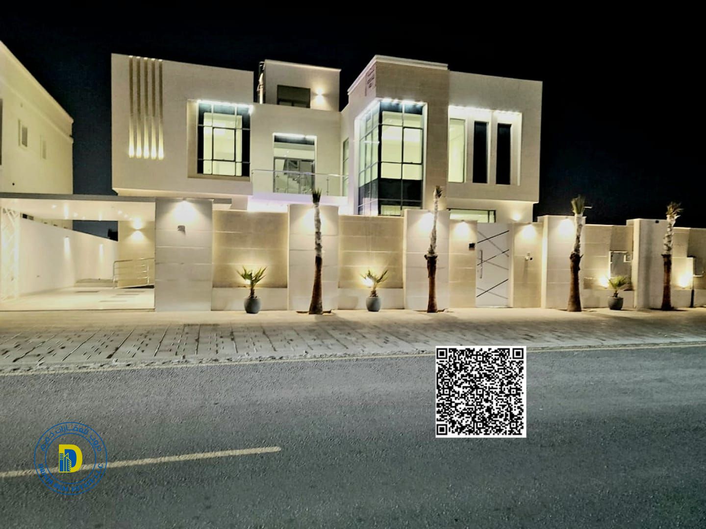 For sale: Al Yasmin villa, 6 bedrooms with a roof terrace , super deluxe finishing, freehold ownership, bank financing .