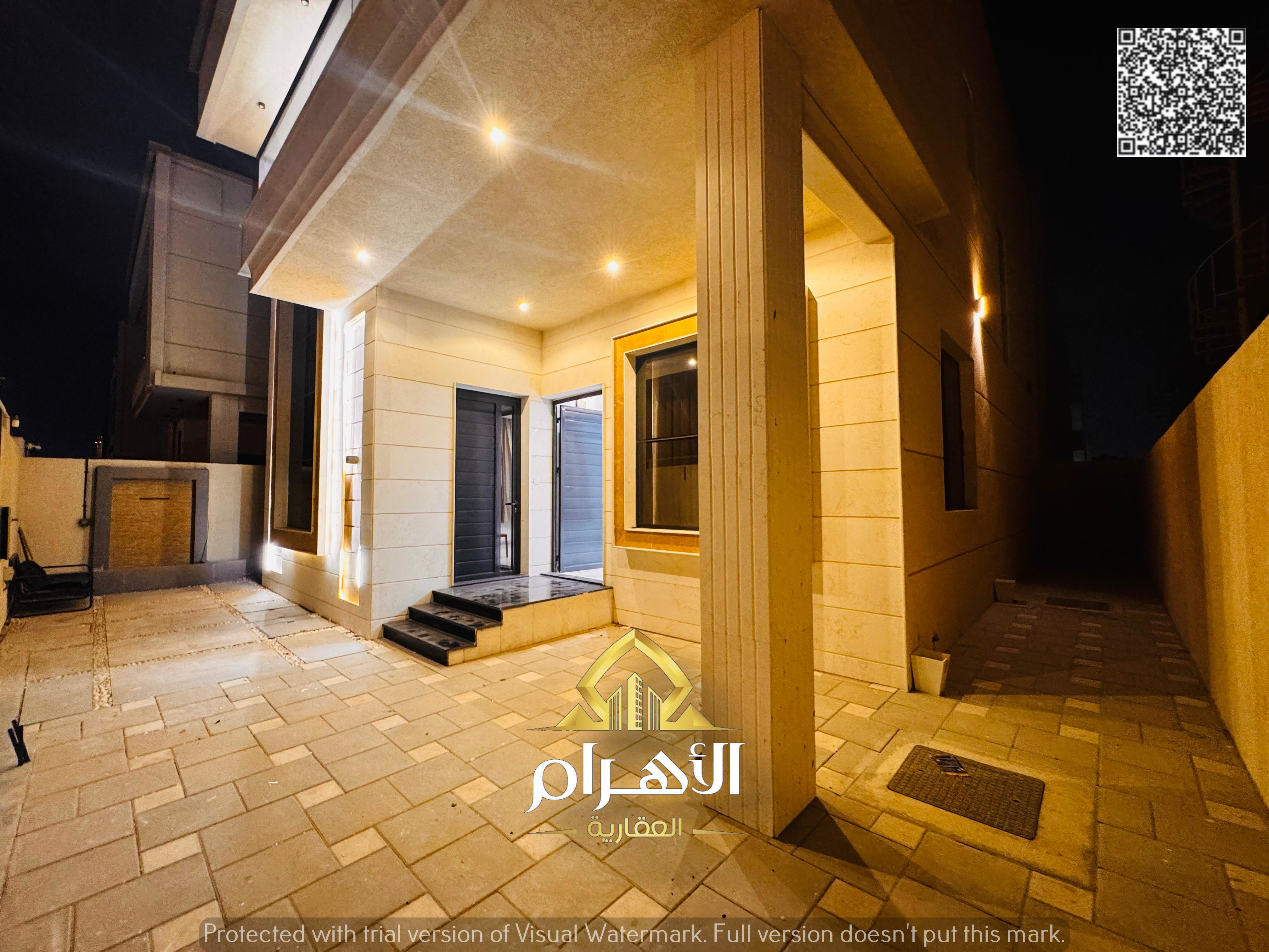 Luxury villa with excellent finishes in Al Yasmin area - freehold for all nationalities - next to Al Hamidiya Park