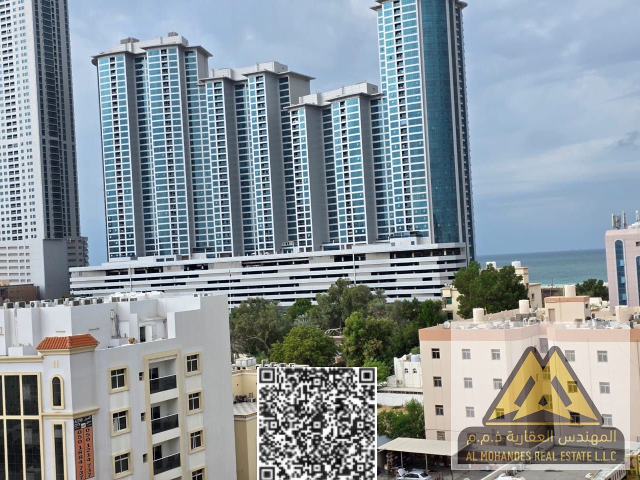 For Rent: Two Bedrooms and a Living Room – Second Row from the Corniche