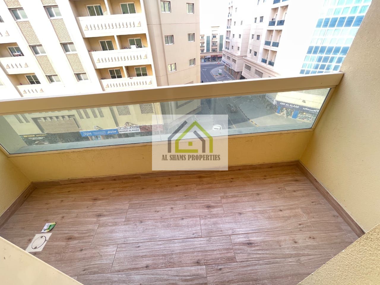Open view Spacious size 2BR Available with balcony near sharjah coop market