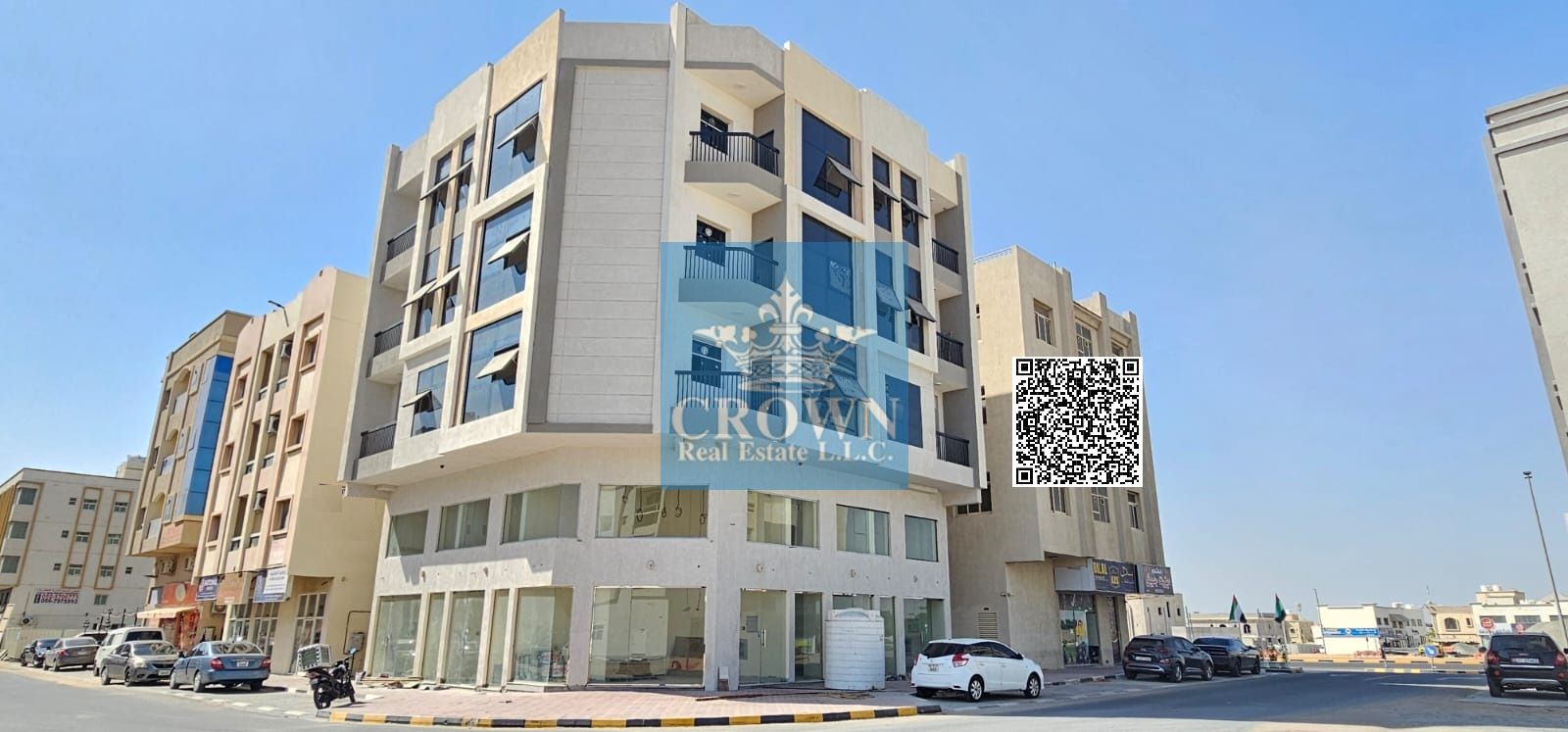 New Corner Building - Best Location - Selling without electricity