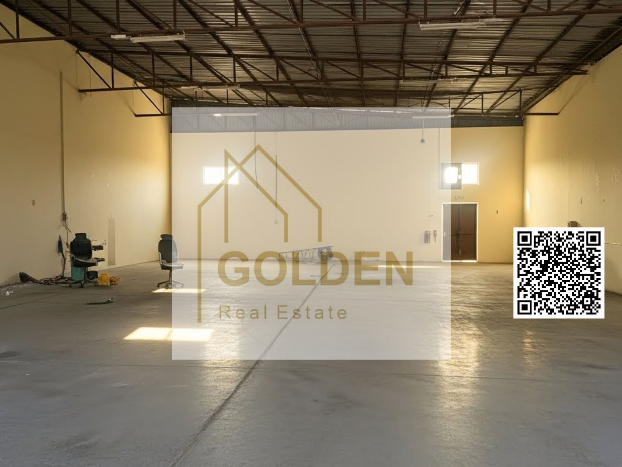 Road-Facing 5,300 Sq. Ft. Warehouse for Rent with 40 KW Power & Loading/Offloading Area
