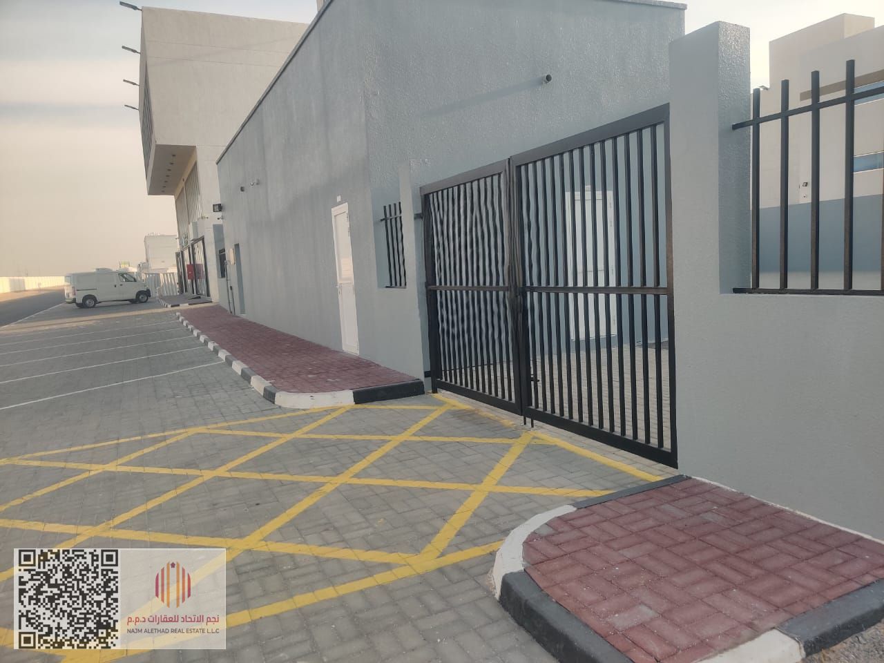 A fully fenced yard is available for annual rent in Ajman – Al Jurf Industrial Area 2, making it an ideal location for various industrial or storage a