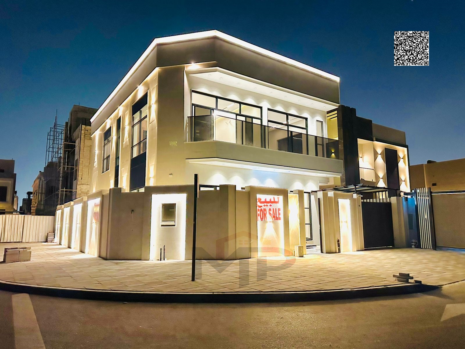 Luxury corner villa on 3 streets in Al Bahia area – 5 master bedrooms, high-end finishes, spacious area, including registration and ownership fees