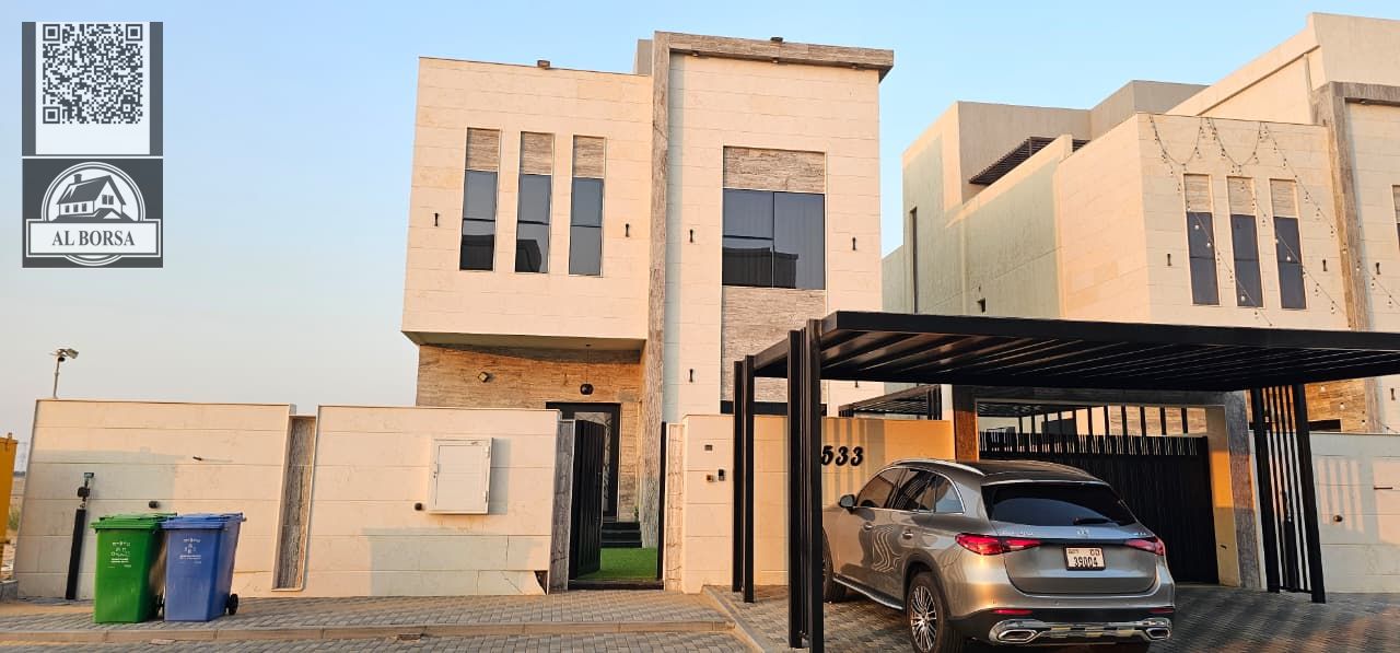 Villa for sale in Al-Haliyo | 6 bedrooms + living room + majlis + maid's room + roof terrace | Central air conditioning | Electricity and water