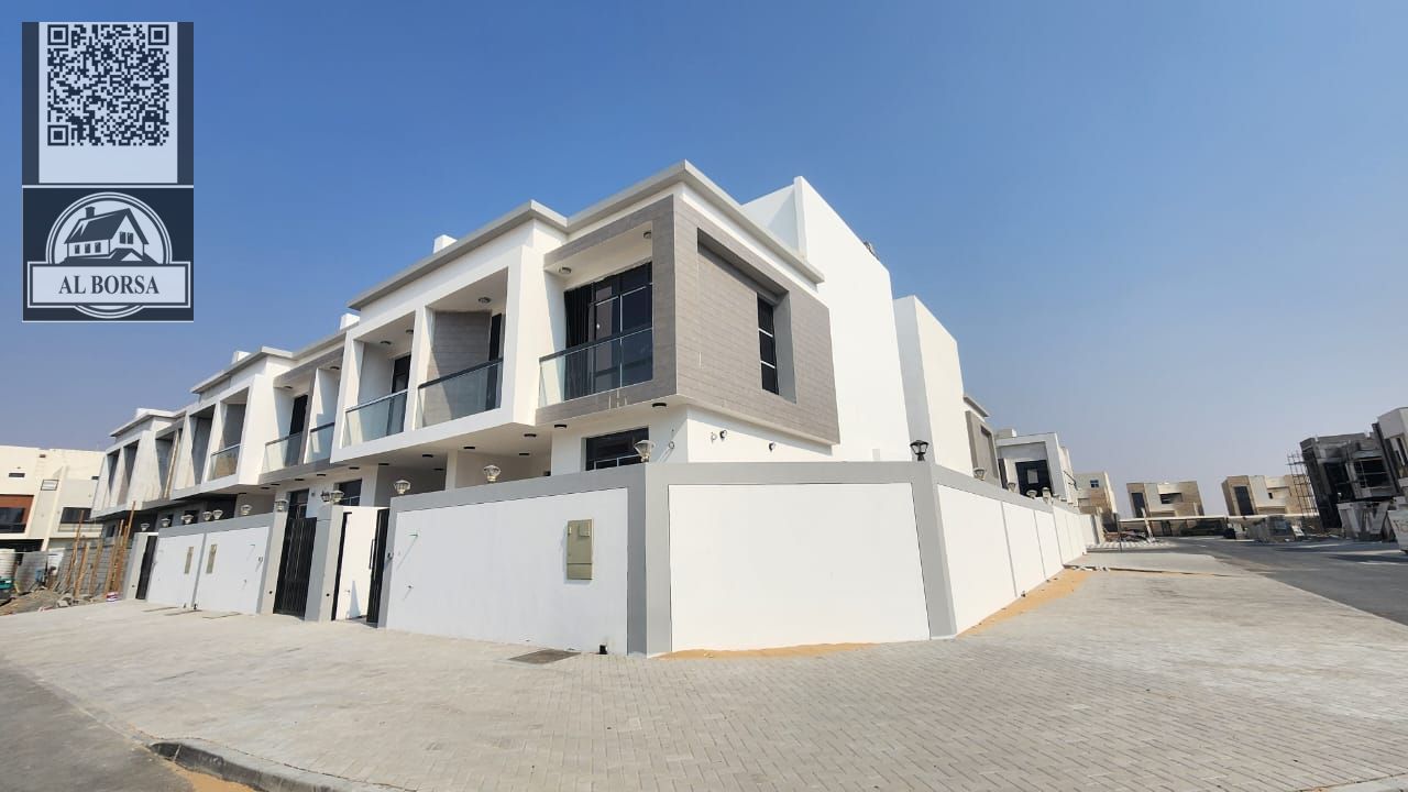 Modern villa with 6 master bedrooms, corner or street location, with roof and maid's room in Al Bahia, Ajman – AED 1,390,000