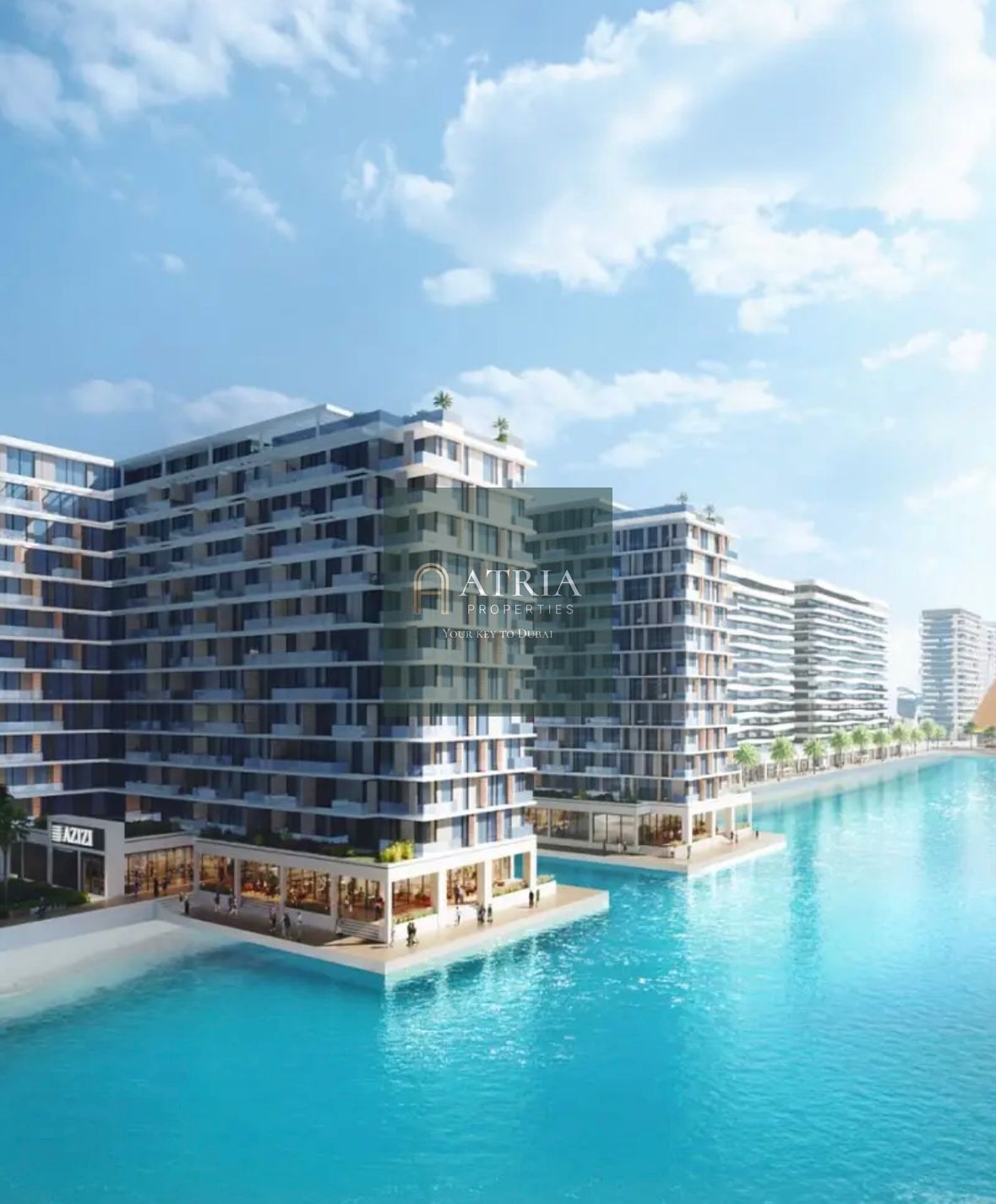 4% DLD Wavier | Azizi Venice | Waterfront Living