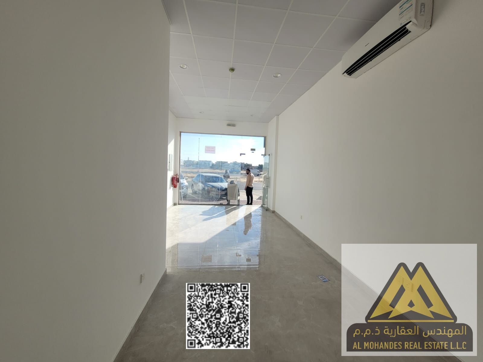 Directly on Sheikh Mohammed Bin Rashid Road