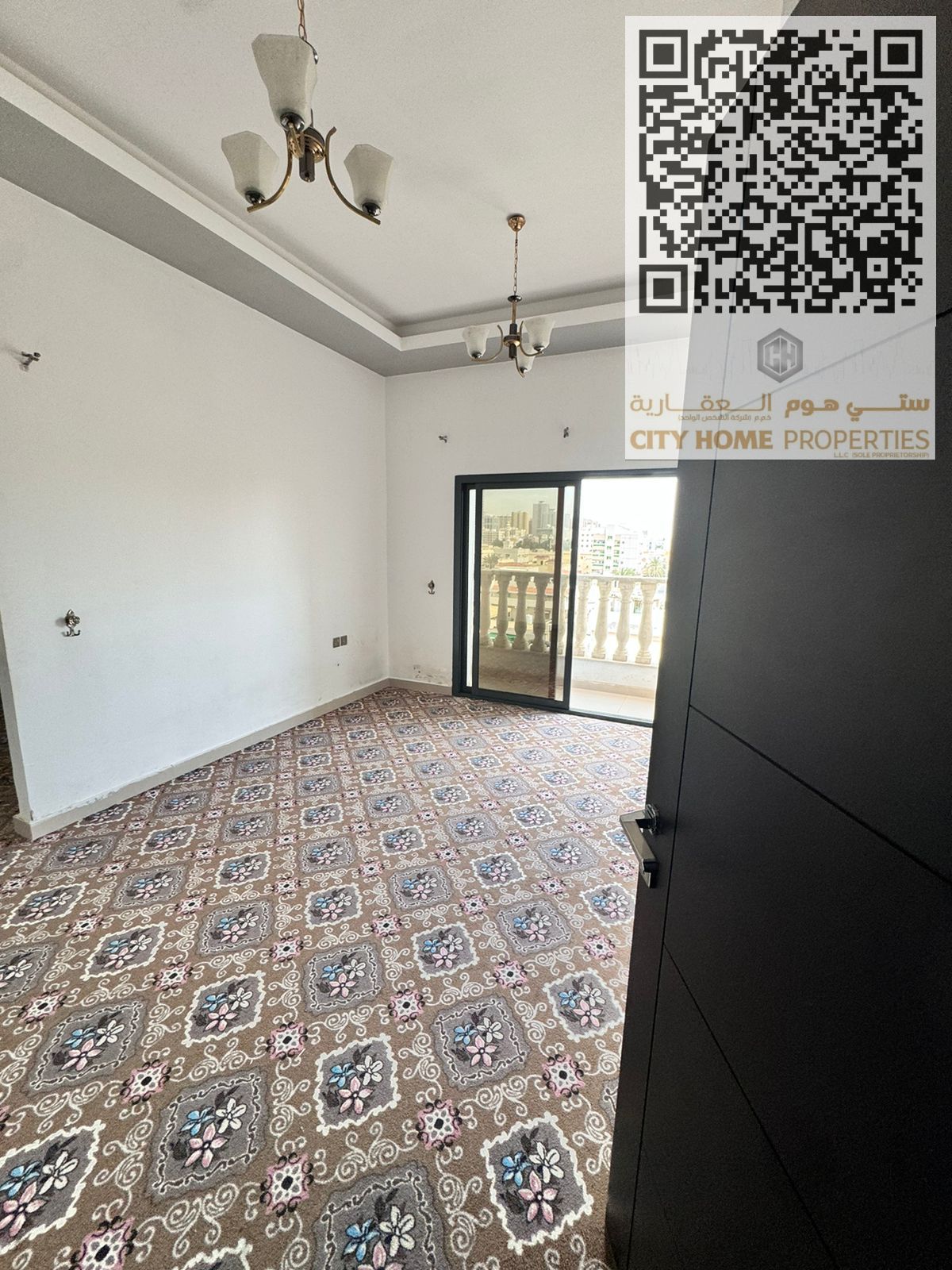 A clean and well-maintained apartment in a new building with a beautiful open view, offering a premium living experience. The apartment is located in
