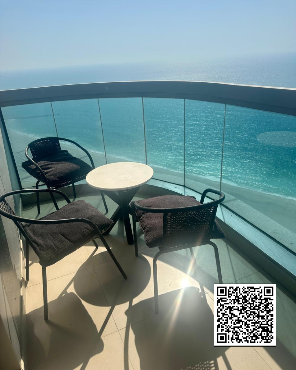 Sea View 2BHK for Monthly Rent in Corniche Tower