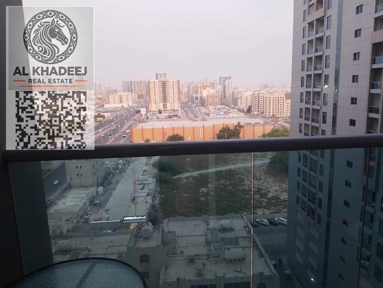 Strategic location close to daily services and amenities | In the heart of Ajman | Sold furnished | Balcony with an open view