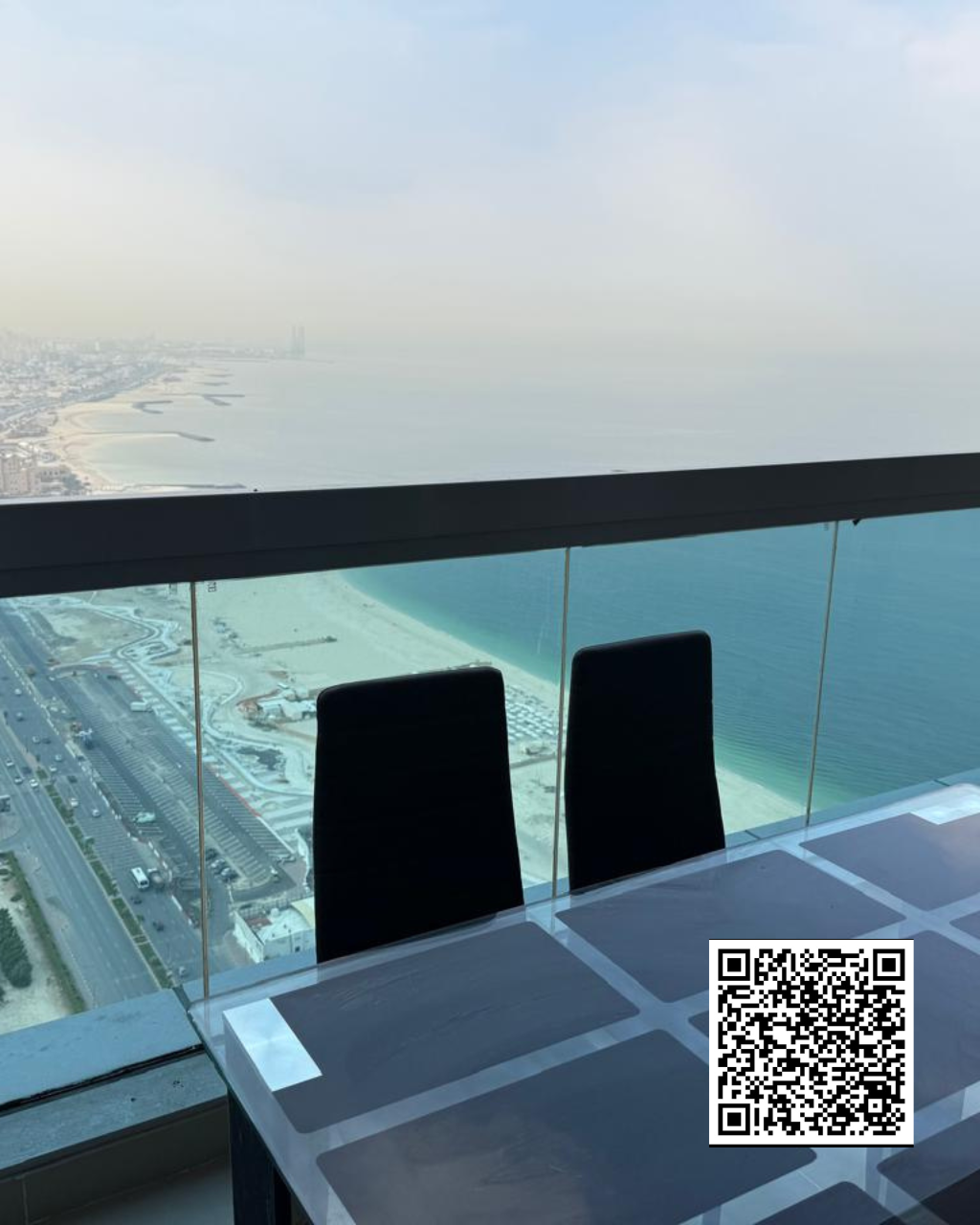 Luxury 1BHK Sea View Apartment – Fully Furnished – Monthly Basis – Corniche Tower