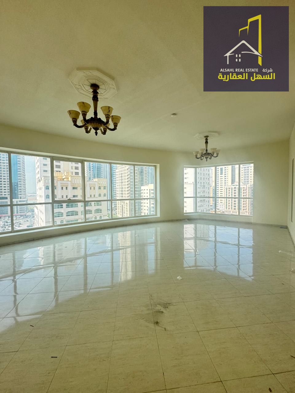 Two-Bedroom Apartment with Living Room | Free AC + Gym & Pool