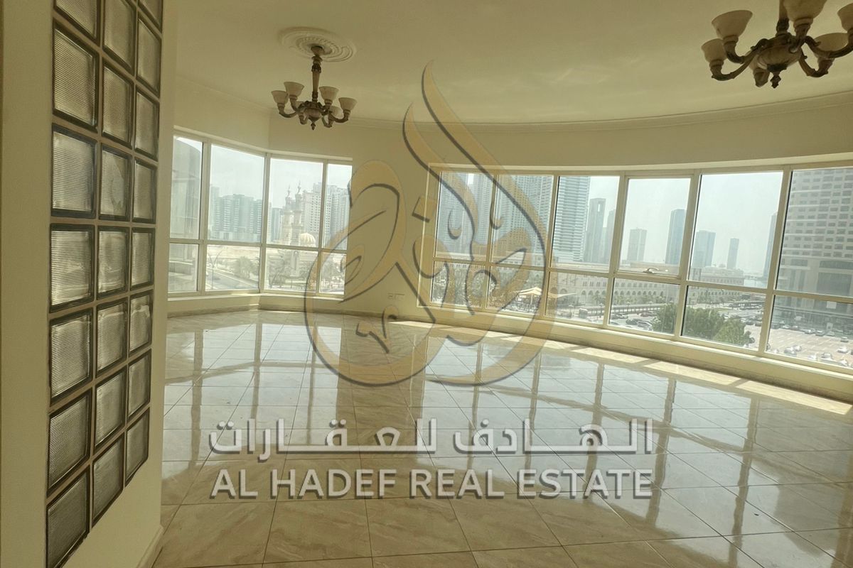 3 Bedroom Apartment for Rent in Al Majaz 3, Sharjah | Free Month | Gym & Pool | Owner AC | Great View