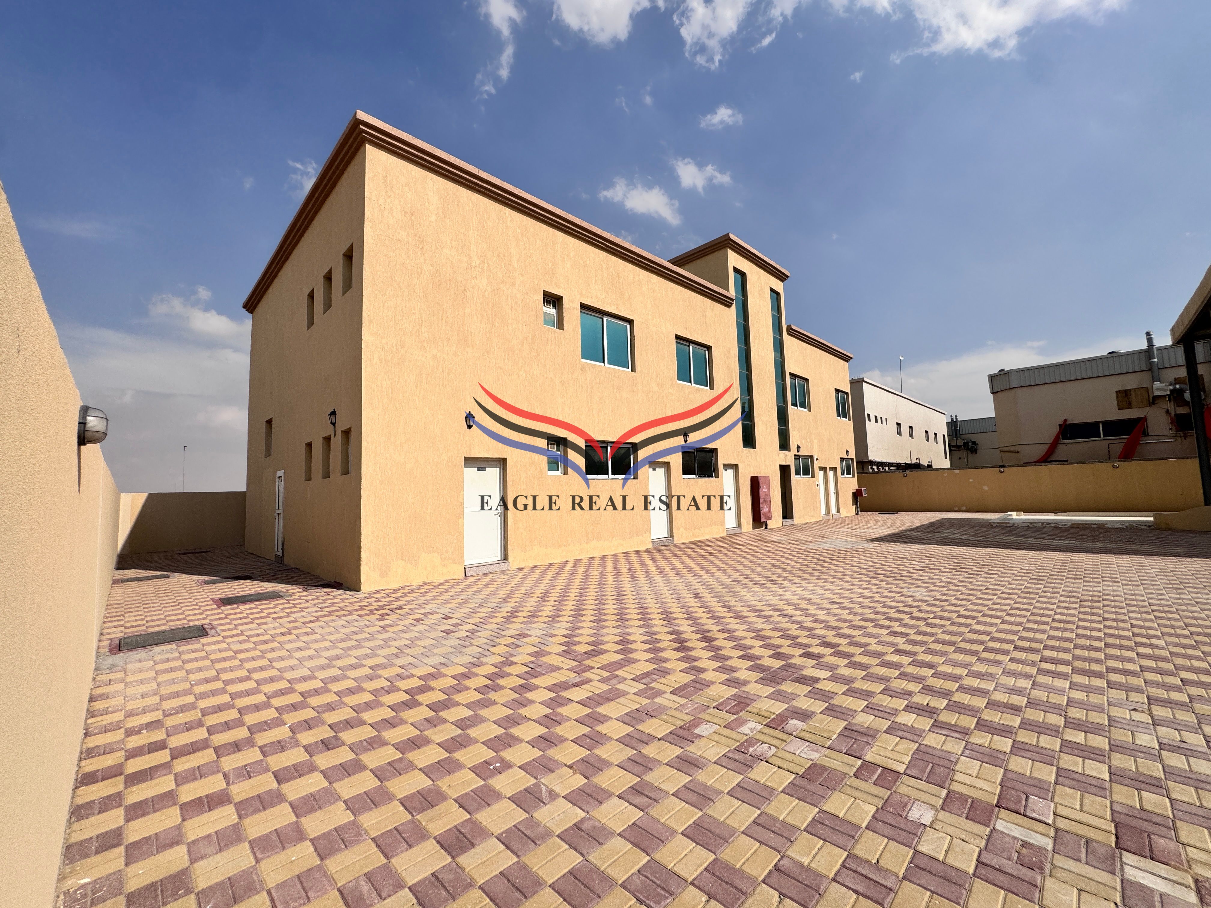 OPEN YARD | 32 Rooms Labor Camp with Office | Shed & 155 KW Load