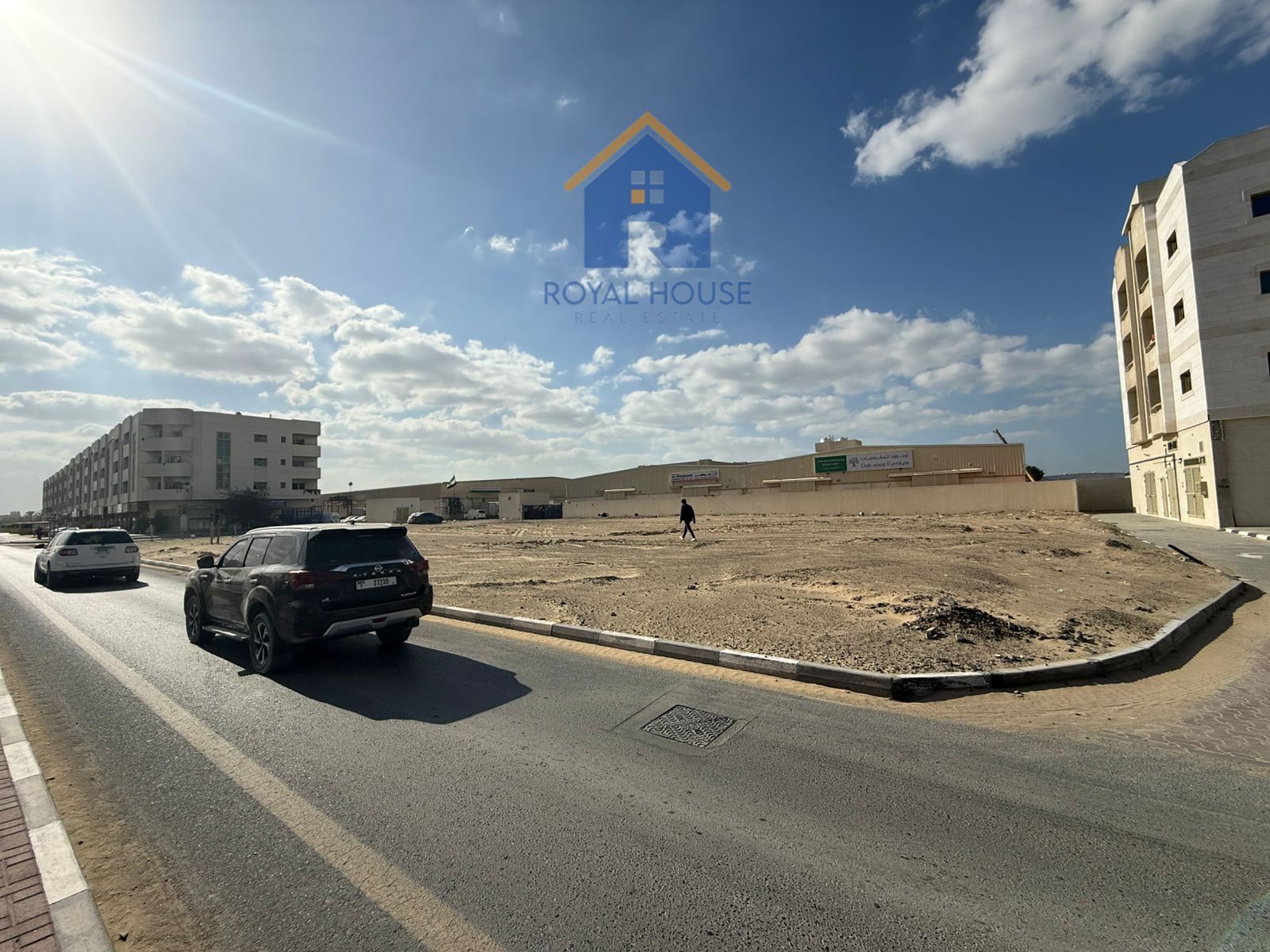 Investment plot of land on the main road / Industrial Area 12 / Sharjah