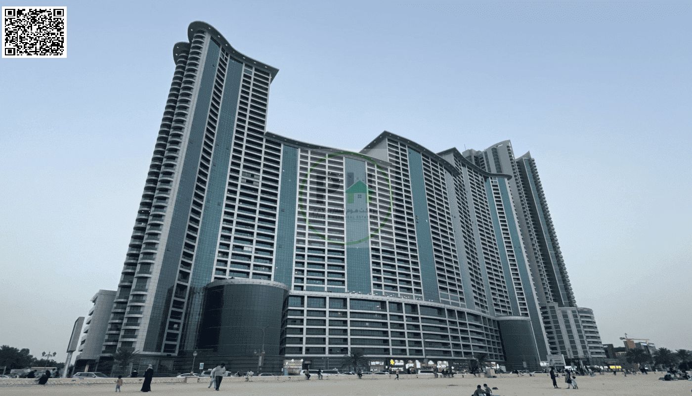 Spacious 2 BHK Full Sea View Apartment for Rent | Corniche Tower, Ajman