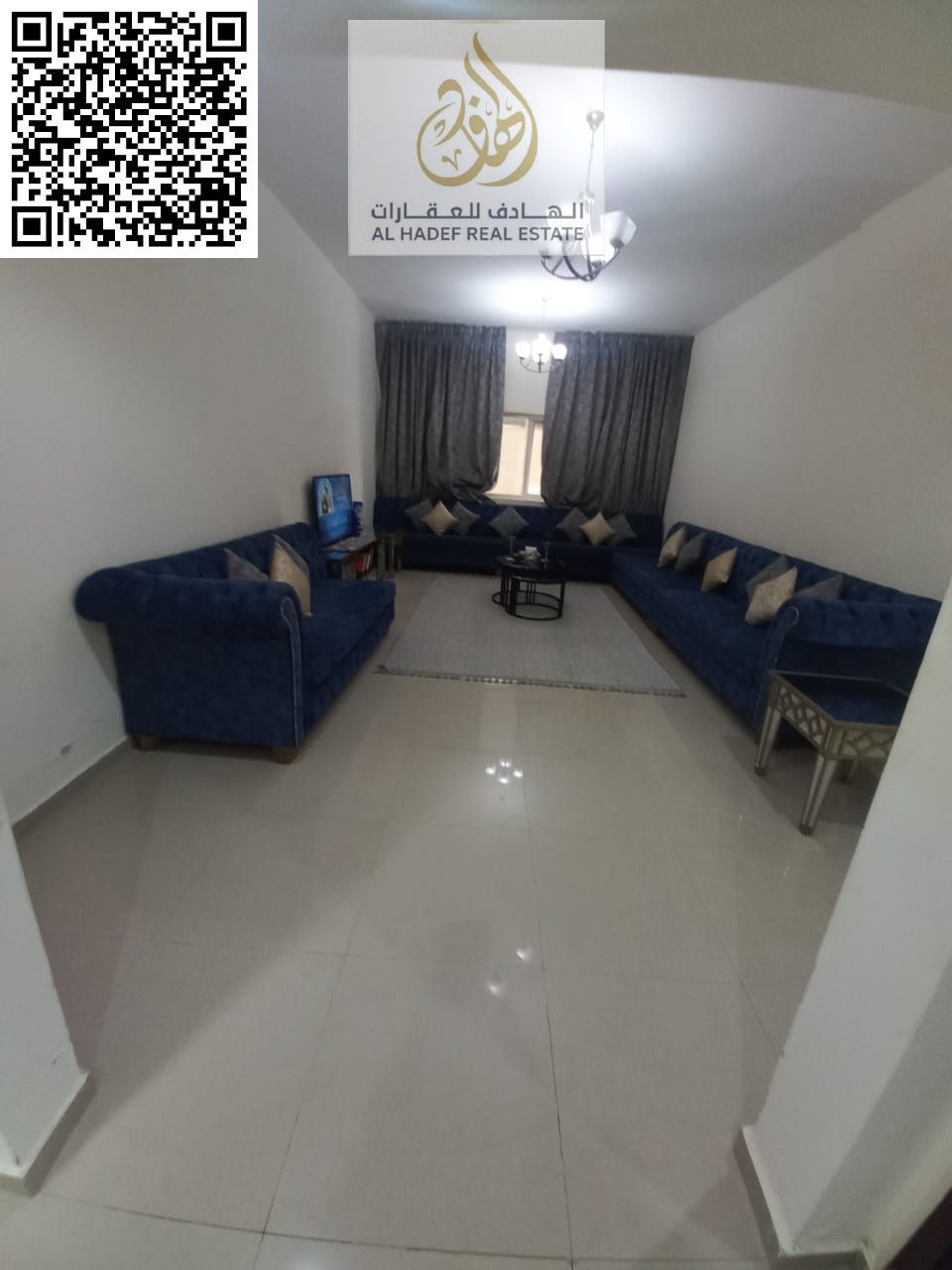 One bedroom and living room, large area, 2 bathrooms, master bedroom with balcony, high-end furnishings, monthly rent including bills