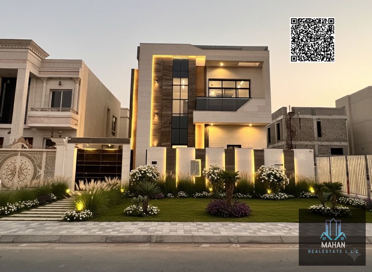 Direct from Owner | Luxury 3-Storey Villa for Sale in Al Helio 2 – Ajman An exceptional opportunity to own a brand-new Super Deluxe luxury villa, featuring elegant architectural design and premium finishes, located in the prestigious Al Helio 2 area, dire