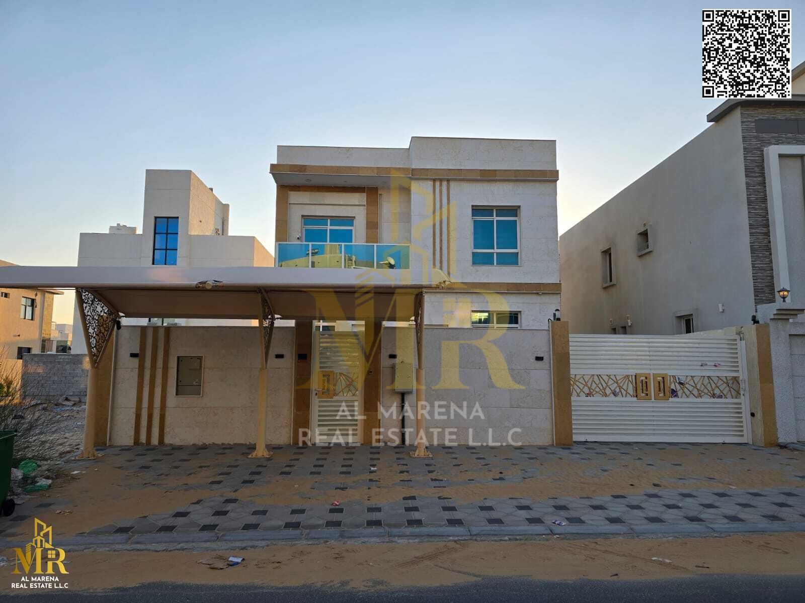 3 Master Bedroom Villa in Al Zahya, prime location near all services, price includes electricity, water & AC, perfect opportunity for upscale living.