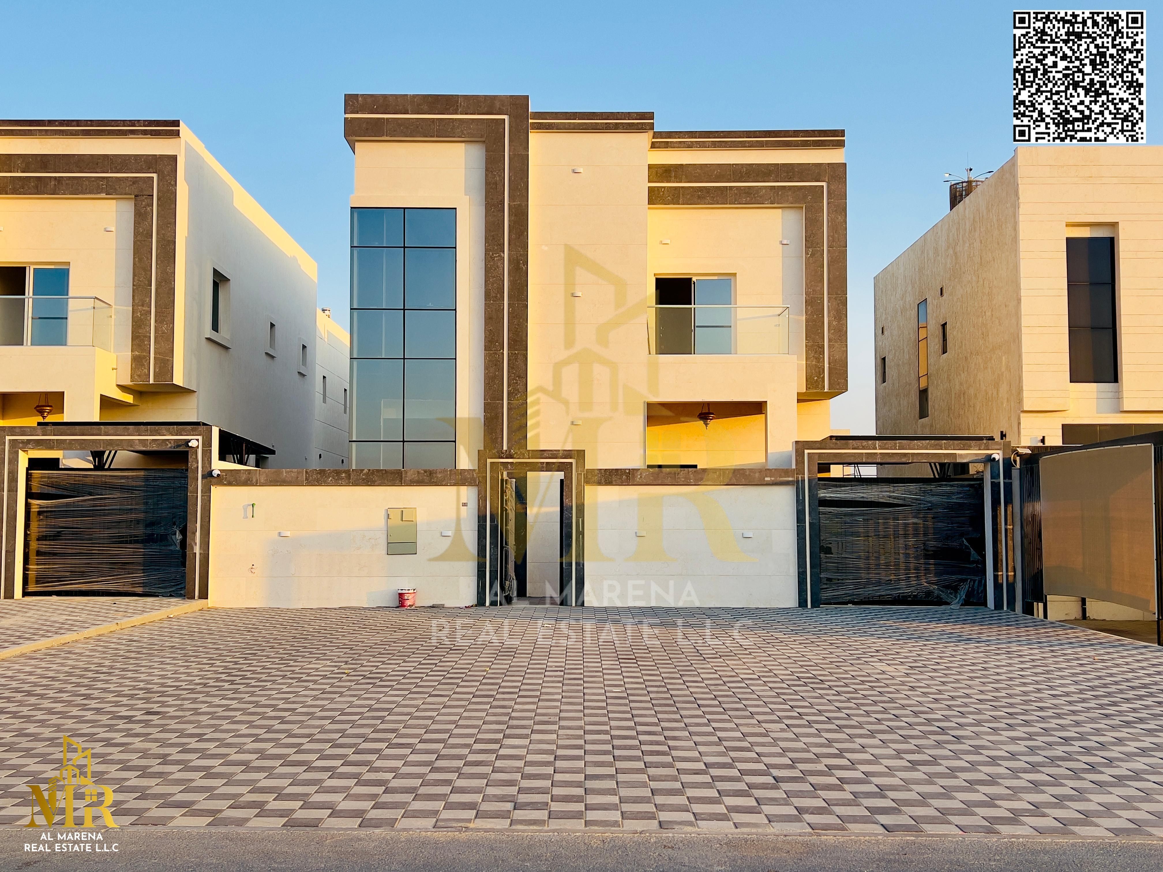 Villa in Al Zahya, prime location opposite Hypermarket on Mohammed Bin Zayed Rd, all fees included, rare opportunity for living or investment.