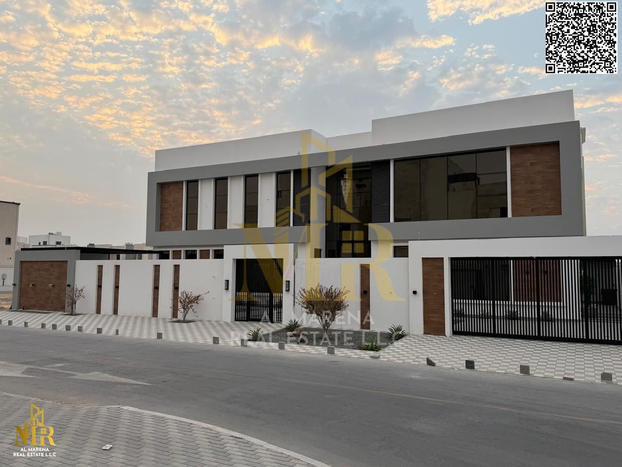 Super Modern Villa with Unique Design, 6200 sqft, 5 Master Bedrooms, all-inclusive price, prime location, a rare opportunity for living or investment.